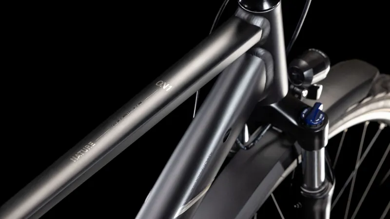 2025 Cube Nature One Allroad - Fully equipped Hybrid Bike - Black / Black-3