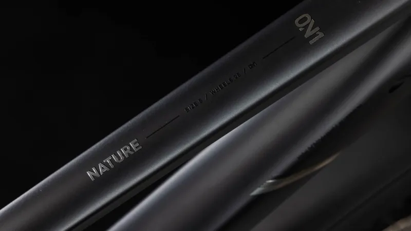 2025 Cube Nature One Allroad - Fully equipped Trapeze frame Hybrid Bike - Black / Black-4