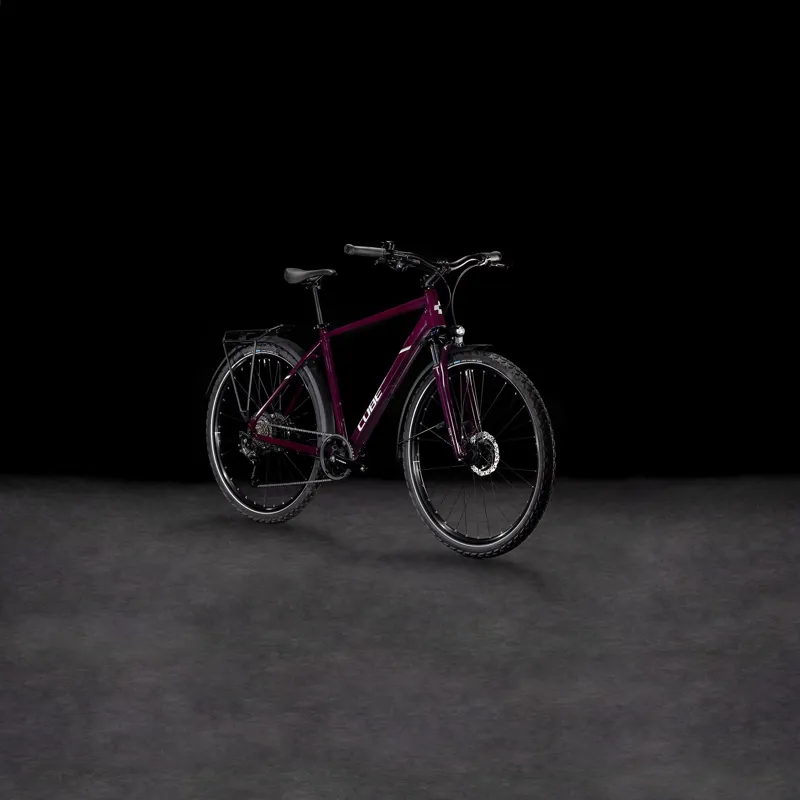 2025 Cube Nature One Allroad - Fully equipped Hybrid Bike - Amarone / Lunar-1