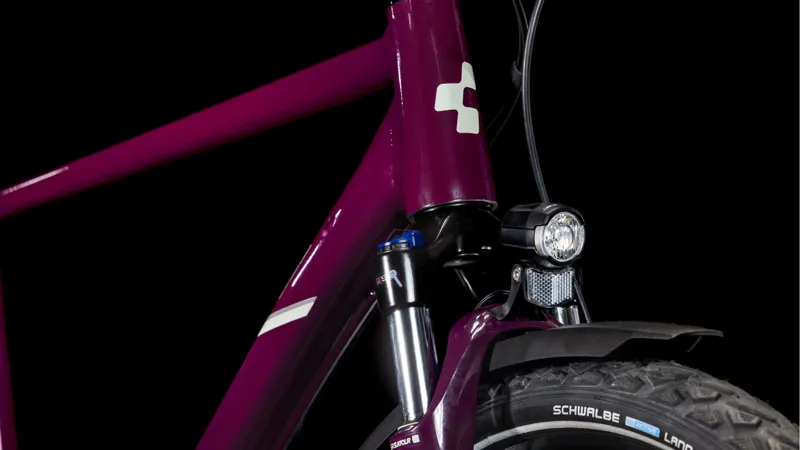 2025 Cube Nature One Allroad - Fully equipped Hybrid Bike - Amarone / Lunar-5