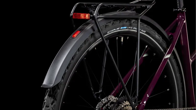 2025 Cube Nature One Allroad - Fully equipped Trapeze frame Hybrid Bike - Amarone / Lunar-6