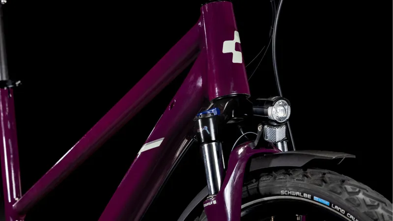 2025 Cube Nature One Allroad - Fully equipped Trapeze frame Hybrid Bike - Amarone / Lunar-7