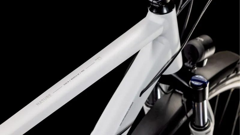 2025 Cube Nature Pro Allroad - Fully Equipped Hybrid Bike - Cotton / Black-2