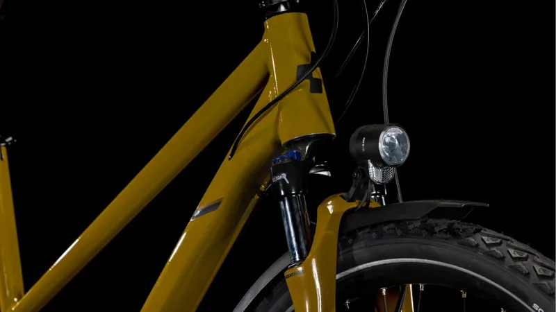 2025 Cube Nature Pro Allroad - Fully Equipped Trapeze frame Hybrid Bike - Willow Green / Black-6