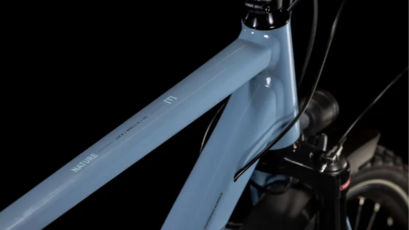 2025 Cube Nature EXC Allroad - Fully equipped Hybrid Bike - Pigeon Blue / Black-2