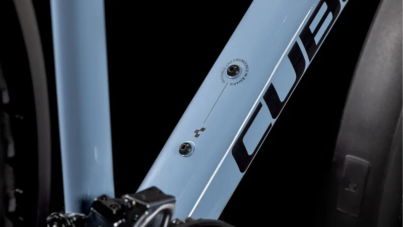 2025 Cube Nature EXC Allroad - Fully equipped Trapeze frame Hybrid Bike - Pigeon Blue / Black-5