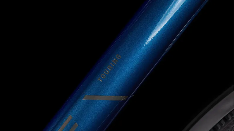 2025 Cube Touring ONE - Classic frame Hybrid Bike - Deep Sea / Black Chrome-5