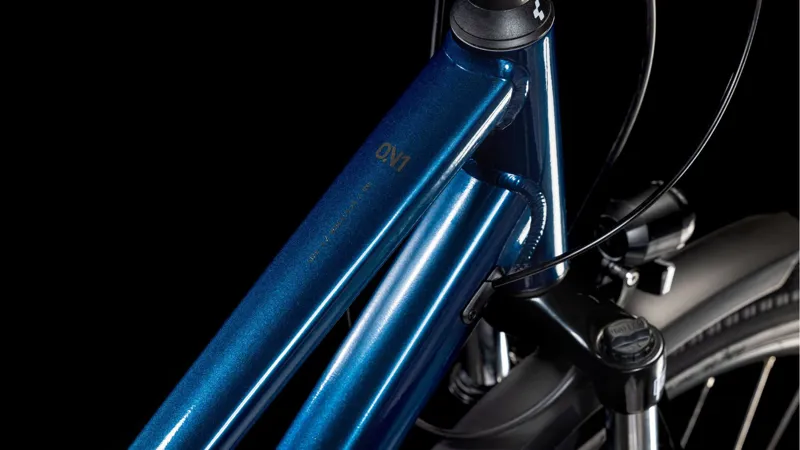 2025 Cube Touring ONE - Trapeze frame Hybrid Bike - Deep Sea / Black Chrome-2