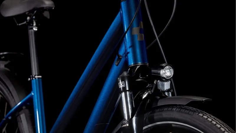 2025 Cube Touring ONE - Trapeze frame Hybrid Bike - Deep Sea / Black Chrome-6