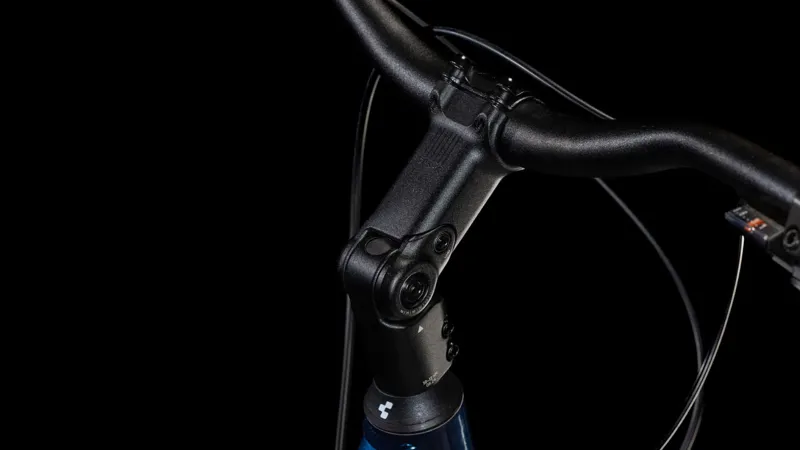 2025 Cube Touring ONE - Easy Entry frame Hybrid Bike - Deep Sea / Black Chrome-4