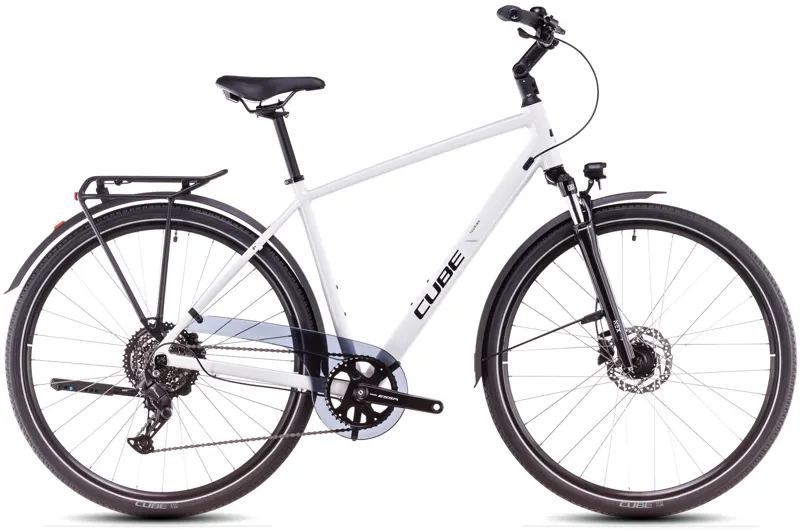 2025 Cube Touring ONE - Classic frame Hybrid Bike - Cotton / Black