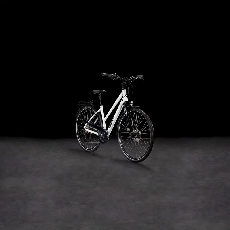 2025 Cube Touring ONE - Trapeze frame Hybrid Bike - Cotton / Black-1