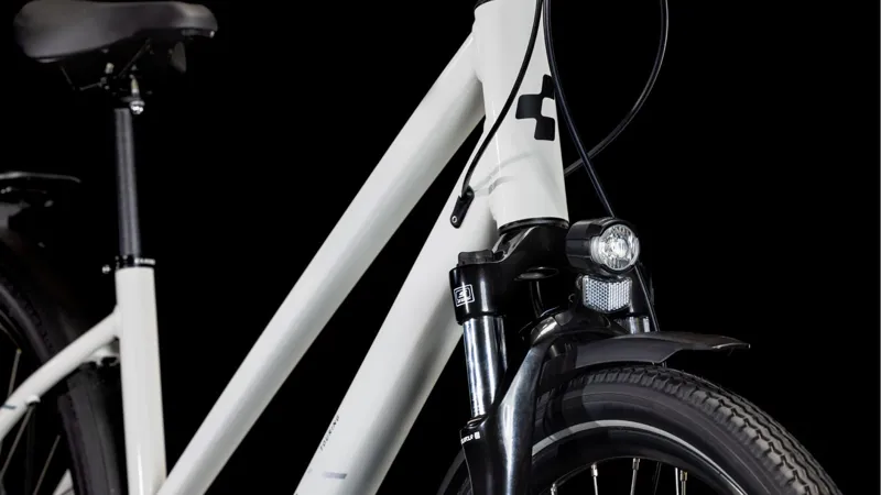 2025 Cube Touring ONE - Trapeze frame Hybrid Bike - Cotton / Black-6