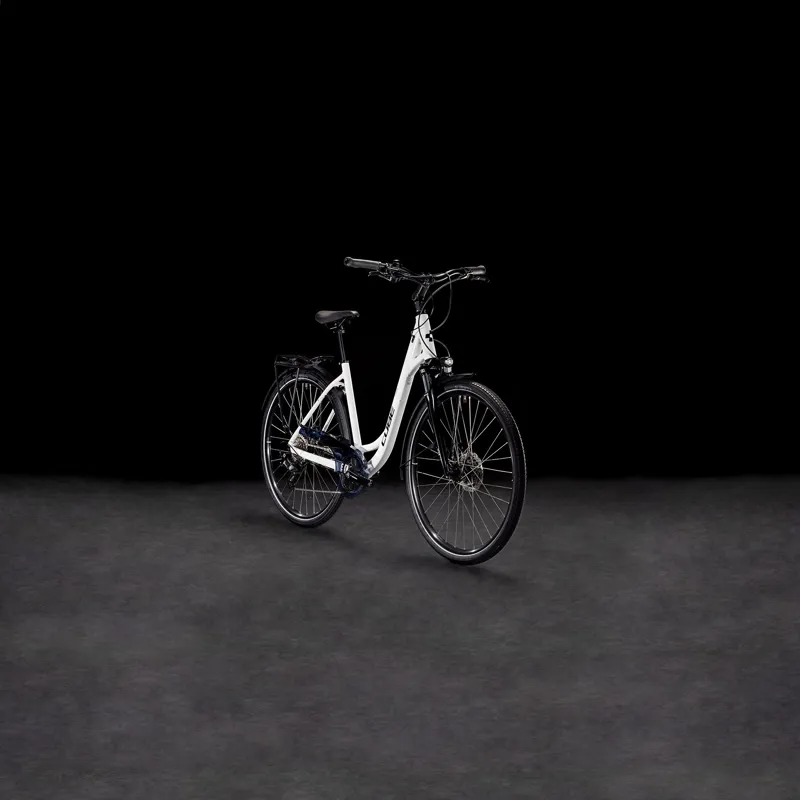 2025 Cube Touring ONE - Easy Entry frame Hybrid Bike - Cotton / Black-1