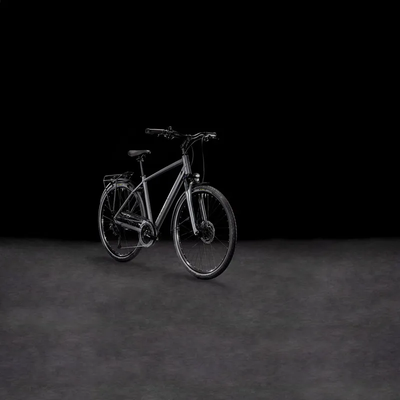 2025 Cube Touring PRO - Classic frame Hybrid Bike - Slab Grey / Metal-1