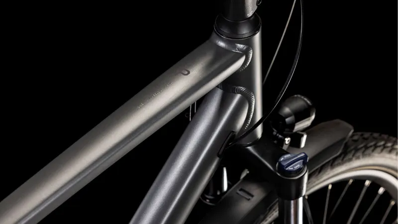 2025 Cube Touring PRO - Classic frame Hybrid Bike - Slab Grey / Metal-2