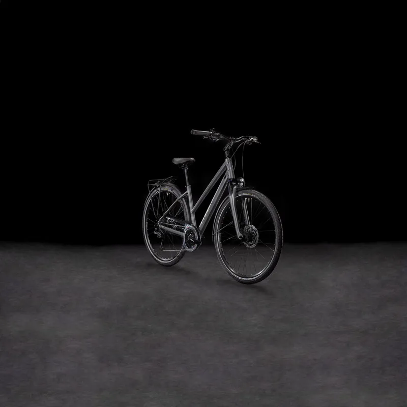 2025 Cube Touring PRO - Trapeze frame Hybrid Bike - Slab Grey / Metal-1