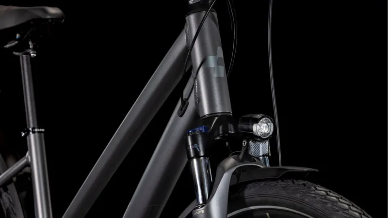 2025 Cube Touring PRO - Trapeze frame Hybrid Bike - Slab Grey / Metal-5