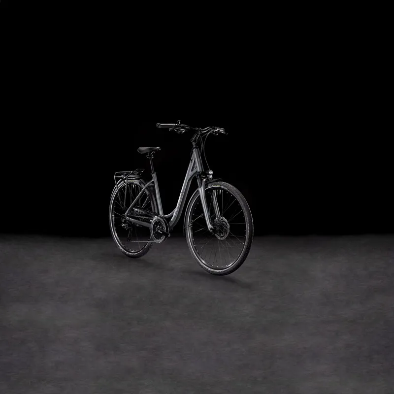 2025 Cube Touring PRO - Easy Entry frame Hybrid Bike - Slab Grey / Metal-1