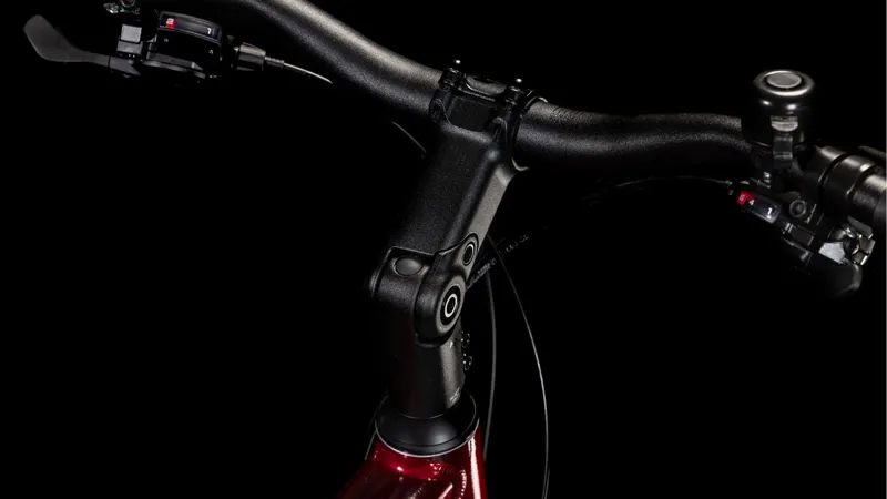 2025 Cube Touring PRO - Classic frame Hybrid Bike - Maroon / Pearl-3