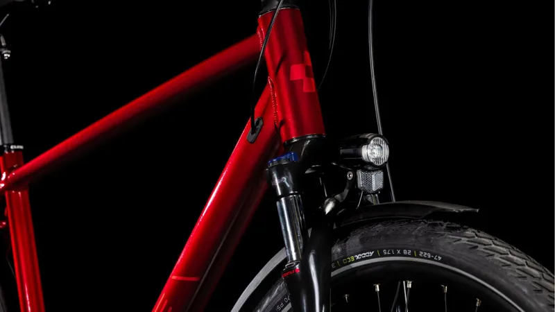 2025 Cube Touring PRO - Classic frame Hybrid Bike - Maroon / Pearl-5