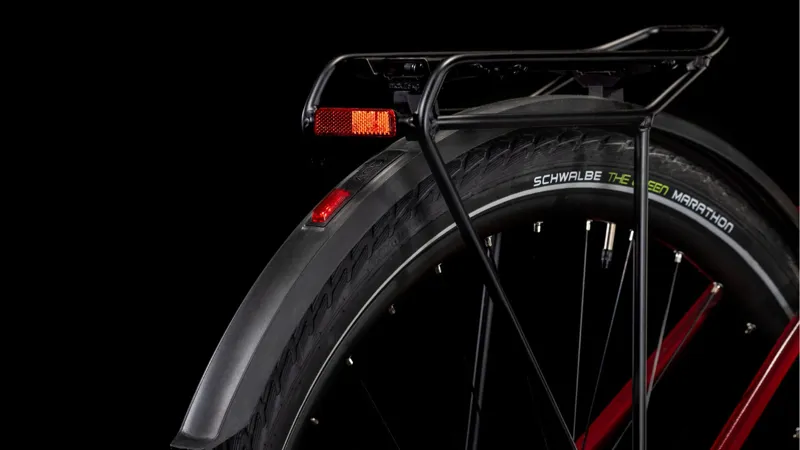 2025 Cube Touring PRO - Trapeze frame Hybrid Bike - Maroon / Pearl-3