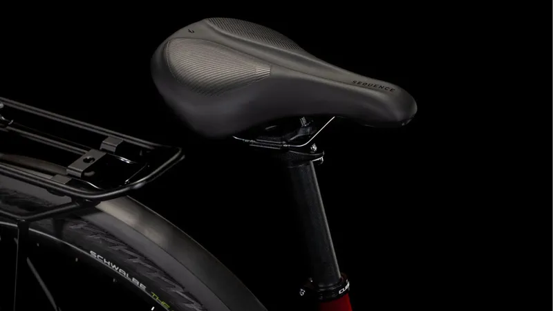 2025 Cube Touring PRO - Trapeze frame Hybrid Bike - Maroon / Pearl-6