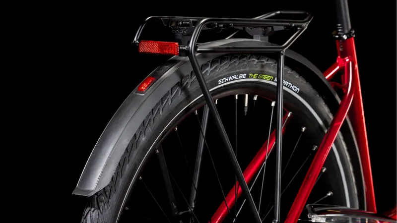 2025 Cube Touring PRO - Easy Entry frame Hybrid Bike - Maroon / Pearl-4