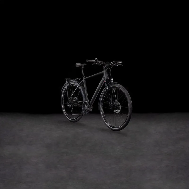 2025 Cube Kathmandu Pro - Classic frame Hybrid Bike - Grey / Lunar-1