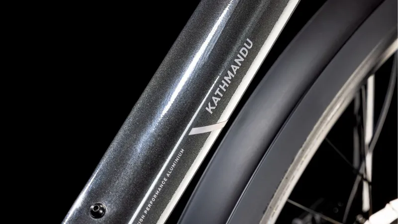 2025 Cube Kathmandu Pro - Classic frame Hybrid Bike - Grey / Lunar-3