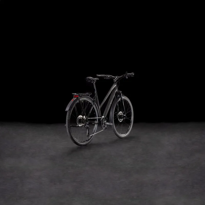 2025 Cube Kathmandu Pro - Trapeze frame Hybrid Bike - Grey / Lunar-1