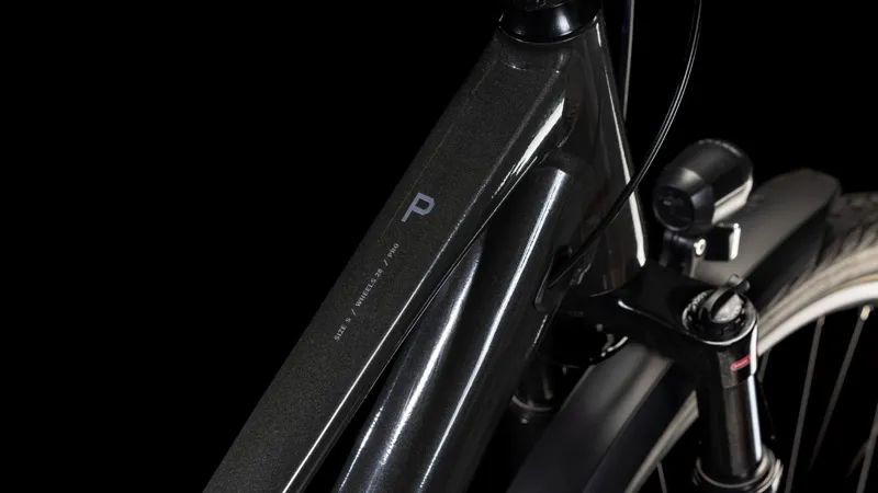 2025 Cube Kathmandu Pro - Trapeze frame Hybrid Bike - Grey / Lunar-2