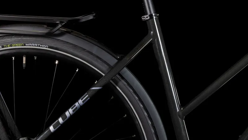 2025 Cube Kathmandu Pro - Trapeze frame Hybrid Bike - Grey / Lunar-6