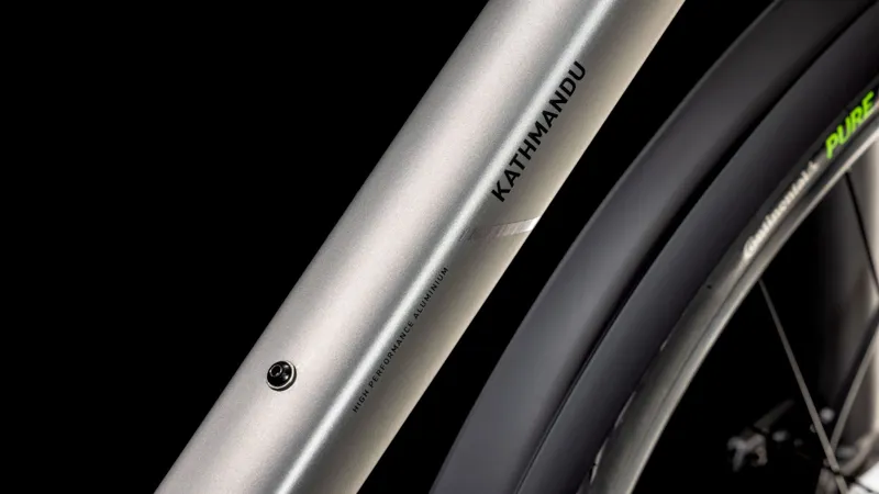 2025 Cube Kathmandu EXC - Classic frame Hybrid Bike - Grey / Black-3