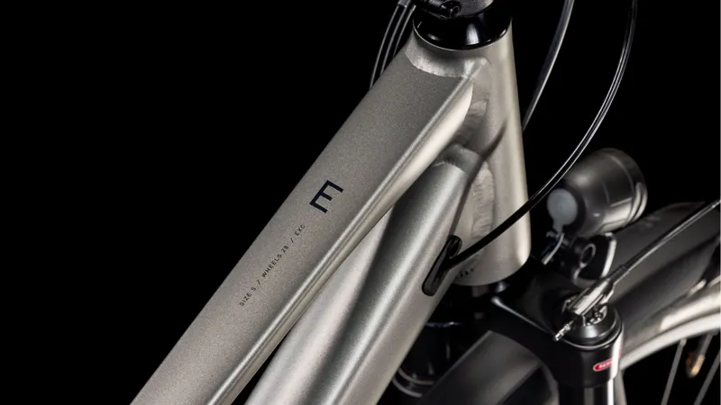 2025 Cube Kathmandu EXC - Trapeze frame Hybrid Bike - Grey / Black-2