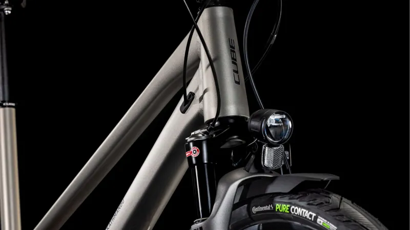 2025 Cube Kathmandu EXC - Trapeze frame Hybrid Bike - Grey / Black-6