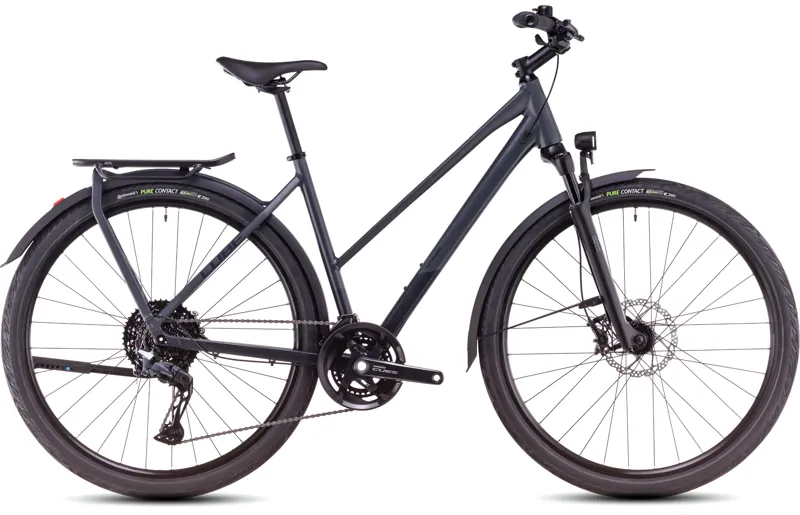 2025 Cube Kathmandu SLX - Trapeze frame Hybrid Bike - Night Sky / Ink