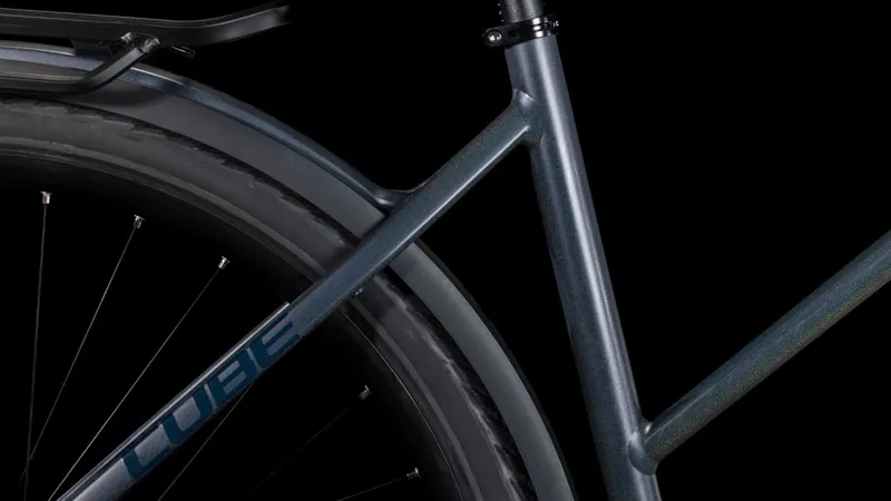 2025 Cube Kathmandu SLX - Trapeze frame Hybrid Bike - Night Sky / Ink-5