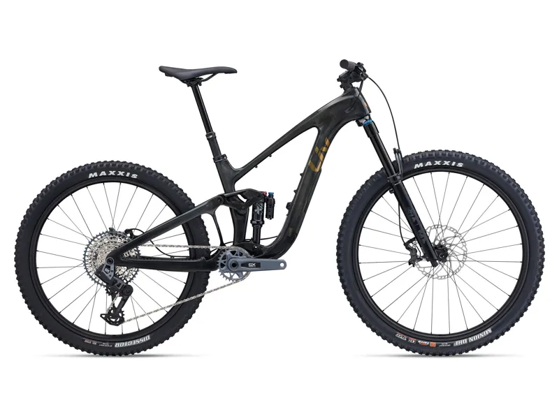 2024 Liv Intrigue X Advanced 1 - Femail specific Mountain Bike - Gloss Raw Carbon