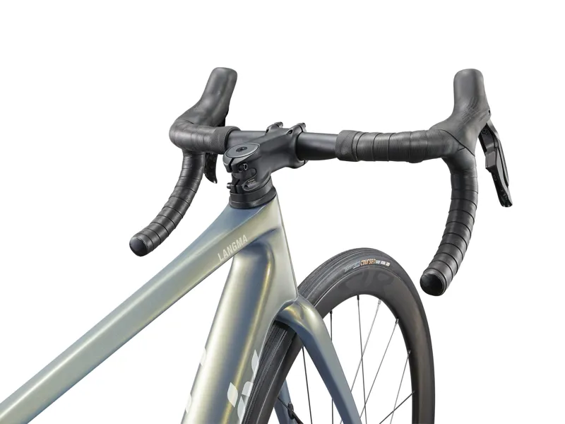 2025 Liv Langma Advanced Pro 1 - 105 Di2 equipped Road Race bike - Gloss Aurora Noise-3