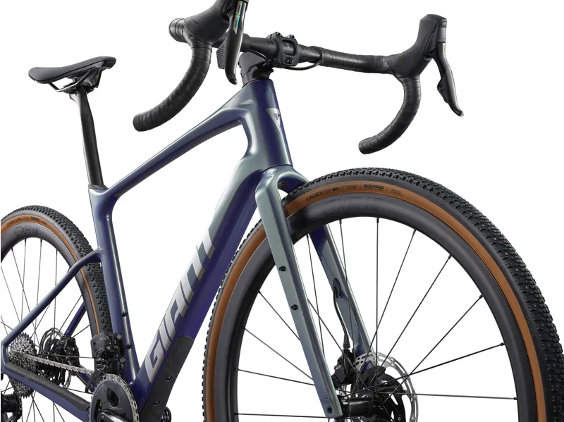 2025 Giant Revolt Advanced Pro 0 - Carbon Gravel Bike - Gloss Interstellar / Chrome-6