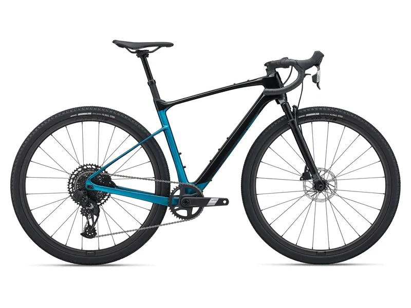 2024 Giant Revolt X Advanced Pro 2 Gravel Bike - Black and Sea Sparkle
