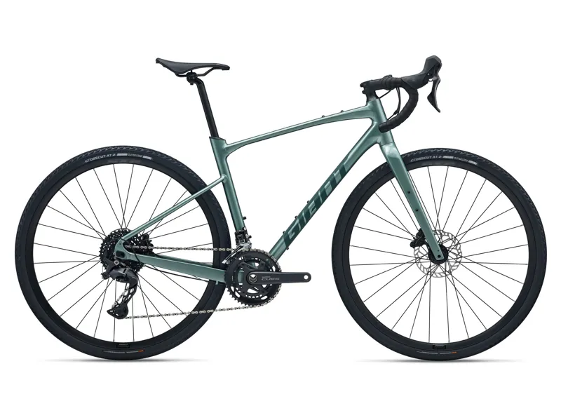 2026 Giant Revolt 1 - Aluminium Gravel Bike - Alpine Green / Bali Bricks