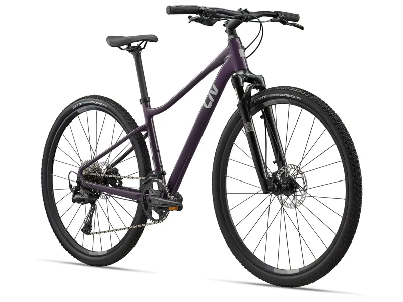 2026 Liv Rove 1 - Aluminium women specific hybrid - Tyrian Purple-1