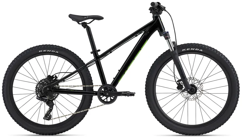 2025 Giant STP 24 - Kids Hardtail Mountain Bike - Black
