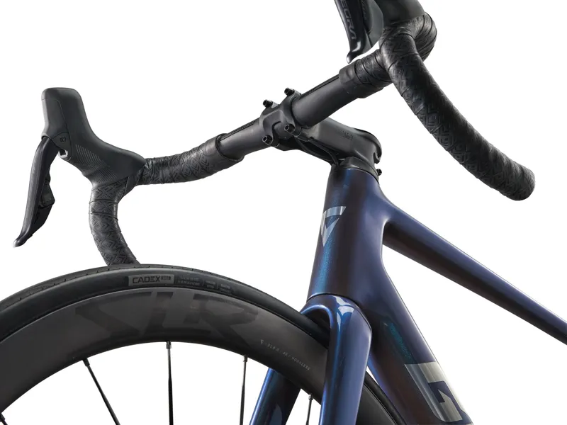 2025 Giant TCR Advanced Pro 0 - Ultegra Di2 equipped Road Race Bike - Gloss Ocean Twilight / Lightning Silver-8