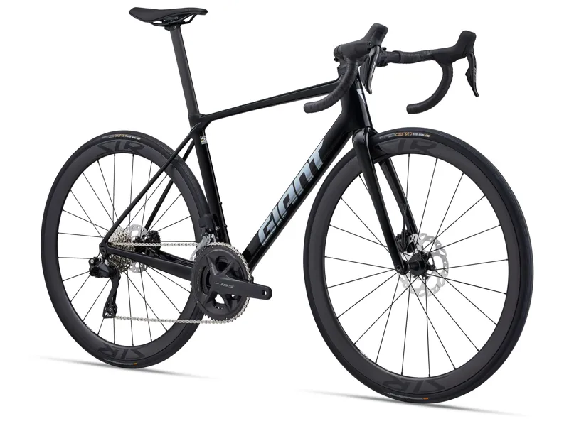 2025 Giant TCR Advanced Pro 1 - Di2 equipped Road Race Bike - Gloss Carbon / Polished Foil-1
