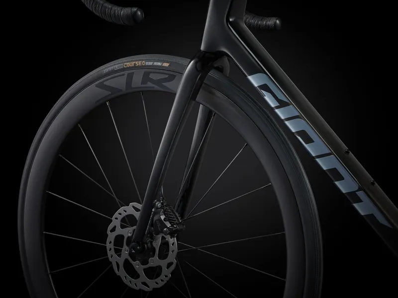 2025 Giant TCR Advanced Pro 1 - Di2 equipped Road Race Bike - Gloss Carbon / Polished Foil-10