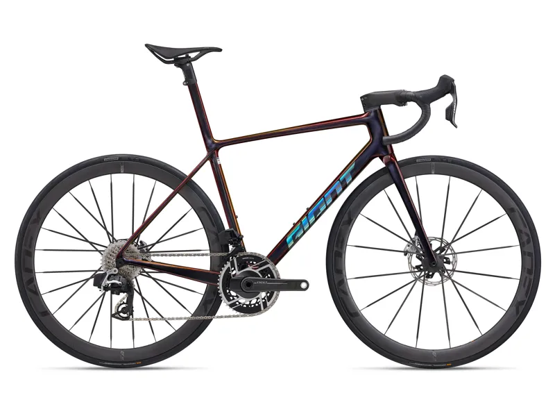 2025 Giant TCR Advanced SL 0 - SRAM Red - Road Race Bike - Gloss Black Lava / Iris