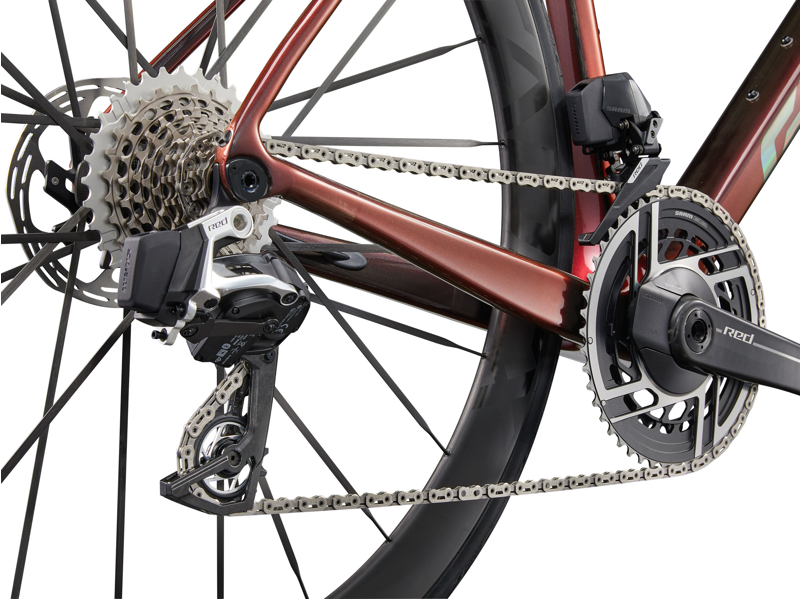 2025 Giant TCR Advanced SL 0 - SRAM Red - Road Race Bike - Gloss Black Lava / Iris-5